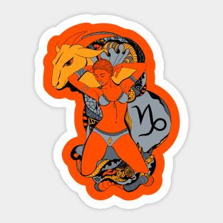 Orangrey Capricorn Beauty Sticker